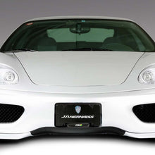 Load image into Gallery viewer, Brand New Universal 2PCS JDM Beginner Leaf Glossy Black Metal License Plate Frame