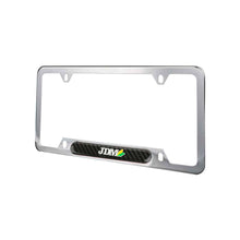 Load image into Gallery viewer, Brand New Universal 2PCS JDM BEGINNER LEAF Chrome Metal License Plate Frame