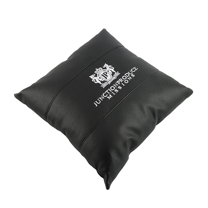 BRAND NEW 1PCS JP Junction Produce VIP Embroidery Black Car Seat Pillow Backrest Cushions