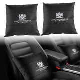 BRAND NEW 2PCS JP Junction Produce VIP Embroidery Black Car Seat Pillow Backrest Cushions
