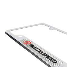 Load image into Gallery viewer, Brand New Universal 2PCS Mazdaspeed Chrome Metal License Plate Frame