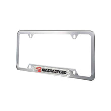 Load image into Gallery viewer, Brand New Universal 2PCS Mazdaspeed Chrome Metal License Plate Frame