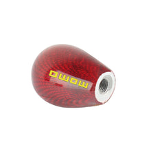 Load image into Gallery viewer, Brand New Universal Momo Red Real Carbon Fiber Manual Gear Stick Shift Knob Shifter M8 M10 M12
