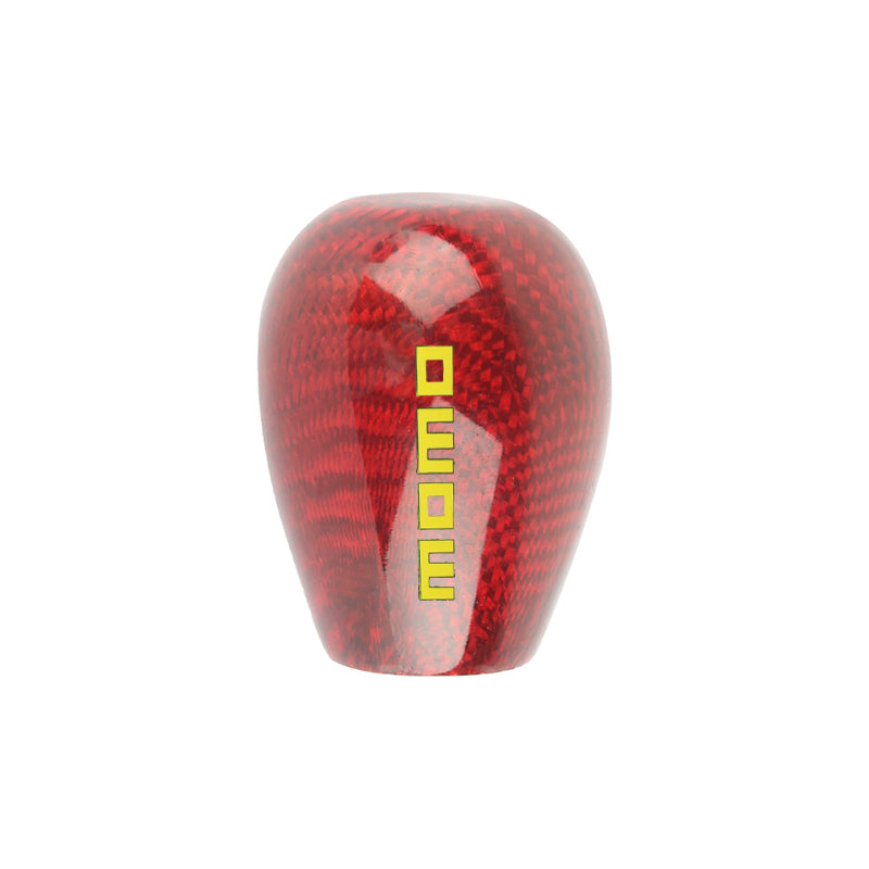 Brand New Universal Momo Red Real Carbon Fiber Manual Gear Stick Shift Knob Shifter M8 M10 M12