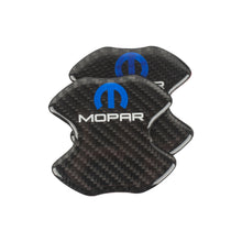 Load image into Gallery viewer, BRAND NEW UNIVERSAL 2PCS MOPAR REAL CARBON FIBER ANTI-SCRATCH DOOR HANDLE PROTECTOR