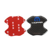 Load image into Gallery viewer, BRAND NEW UNIVERSAL 2PCS MOPAR REAL CARBON FIBER ANTI-SCRATCH DOOR HANDLE PROTECTOR