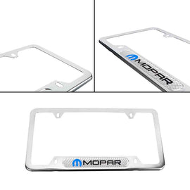 Brand New Universal 1PCS Mopar Chrome Metal License Plate Frame