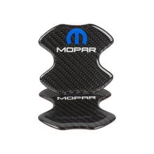 Load image into Gallery viewer, BRAND NEW UNIVERSAL 2PCS MOPAR REAL CARBON FIBER ANTI-SCRATCH DOOR HANDLE PROTECTOR