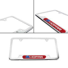 Brand New Universal 1PCS MOPAR Chrome Metal License Plate Frame