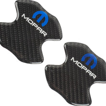 Load image into Gallery viewer, BRAND NEW UNIVERSAL 2PCS MOPAR REAL CARBON FIBER ANTI-SCRATCH DOOR HANDLE PROTECTOR