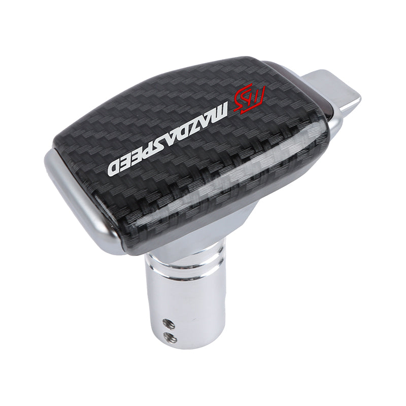Universal MS Mazdaspeed Carbon Look Aluminum Battery Tie Down Mount Bracket Brace Bar
