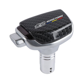 Brand New Universal Mugen Carbon Fiber Pattern Style Automatic Transmission Shifter Shift Knob