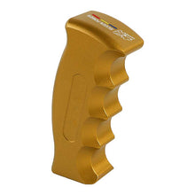 Load image into Gallery viewer, Brand New Mugen Universal Gold Aluminum Slotted Pistol Grip Handle Manual Gear Shift Knob Shifter M8 M10 M12