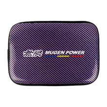 Load image into Gallery viewer, BRAND NEW UNIVERSAL MUGEN CARBON FIBER PURPLE Car Center Console Armrest Cushion Mat Pad Cover