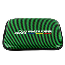 Load image into Gallery viewer, BRAND NEW UNIVERSAL MUGEN CARBON FIBER GREEN Car Center Console Armrest Cushion Mat Pad Cover