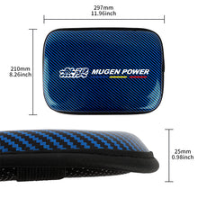 Load image into Gallery viewer, BRAND NEW UNIVERSAL MUGEN CARBON FIBER BLUE Car Center Console Armrest Cushion Mat Pad Cover