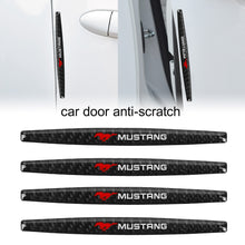 Load image into Gallery viewer, Brand New 4PCS Ford Mustang Real Carbon Fiber Anti Scratch Badge Car Door Handle Cover Trim