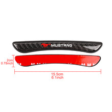 Load image into Gallery viewer, Brand New 4PCS Mustang Real Carbon Fiber Anti Scratch Badge Car Door Handle Cover Trim