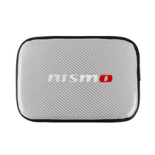 Load image into Gallery viewer, BRAND NEW UNIVERSAL NISMO CARBON FIBER SILVER Car Center Console Armrest Cushion Mat Pad Cover