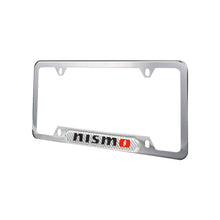 Load image into Gallery viewer, Brand New Universal 1PCS Nismo Chrome Metal License Plate Frame