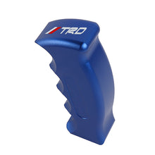 Load image into Gallery viewer, Brand New TRD Universal Blue Aluminum Slotted Pistol Grip Handle Manual Gear Shift Knob Shifter M8 M10 M12