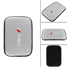 Load image into Gallery viewer, BRAND NEW UNIVERSAL TRD CARBON FIBER SILVER Car Center Console Armrest Cushion Mat Pad Cover