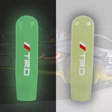 Load image into Gallery viewer, Brand New 15CM TRD Universal Glow In the Dark Green Manual Long Stick Shift Knob M8 M10 M12 Adapter