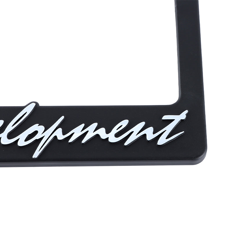 Brand New Universal 1PCS TRD ABS Plastic Black License Plate Frame Cover