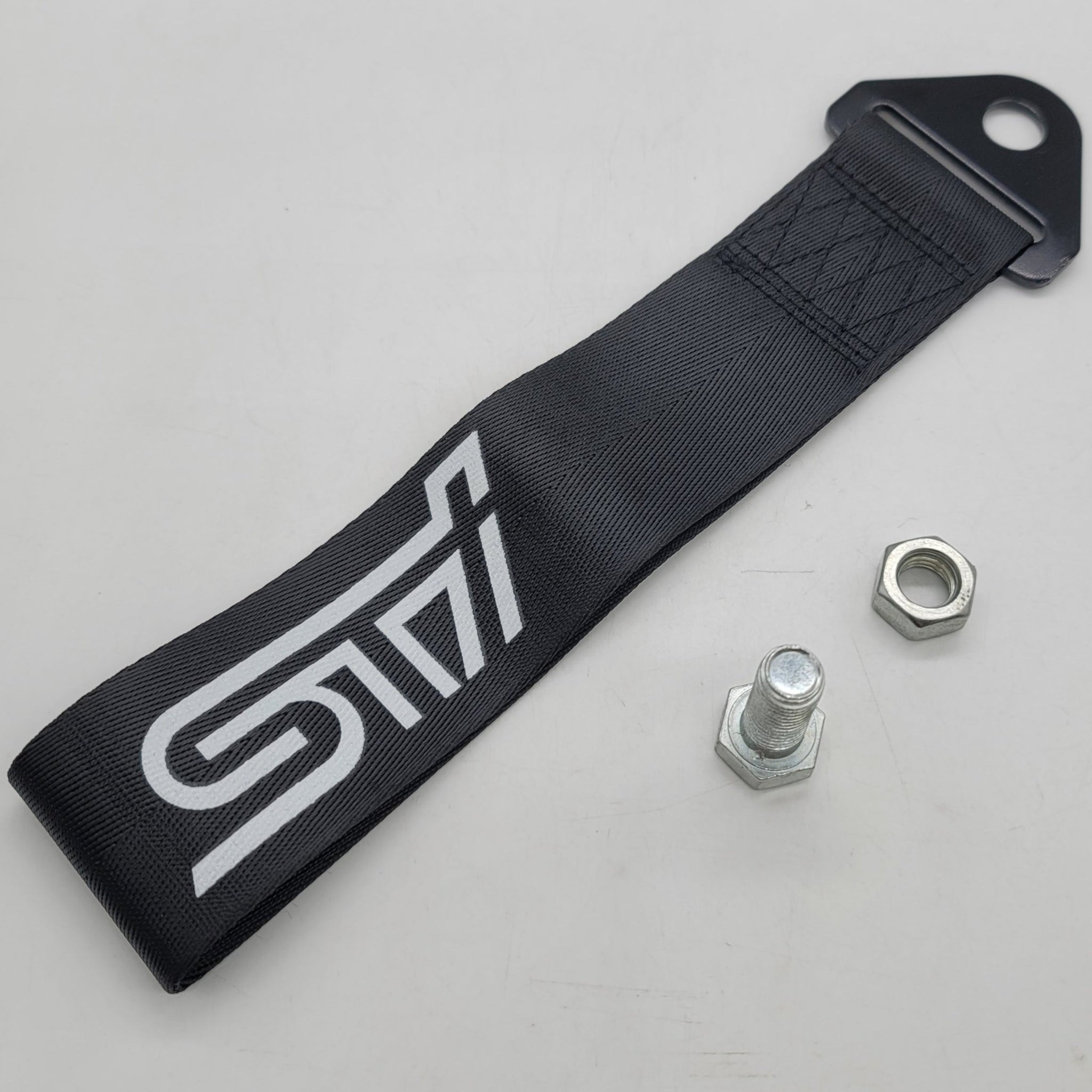 Brand New Subaru STI High Strength Black Tow Towing Strap Hook For Fro – JK  Racing Inc