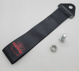 Brand New Bride High Strength Black Tow Towing Strap Hook For Front / REAR BUMPER JDM