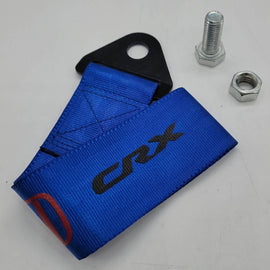 Brand New Honda CRX High Strength Blue Tow Towing Strap Hook For Front / REAR BUMPER JDM