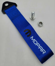 Load image into Gallery viewer, Brand New Mopar High Strength Blue Tow Towing Strap Hook For Front / REAR BUMPER JDM