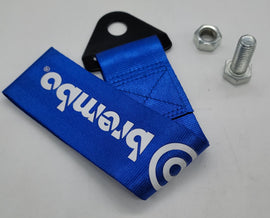 Brand New Brembo High Strength Blue Tow Towing Strap Hook For Front / REAR BUMPER JDM