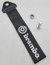 Load image into Gallery viewer, Brand New Brembo High Strength Black Tow Towing Strap Hook For Front / REAR BUMPER JDM