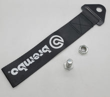 Load image into Gallery viewer, Brand New Brembo High Strength Black Tow Towing Strap Hook For Front / REAR BUMPER JDM