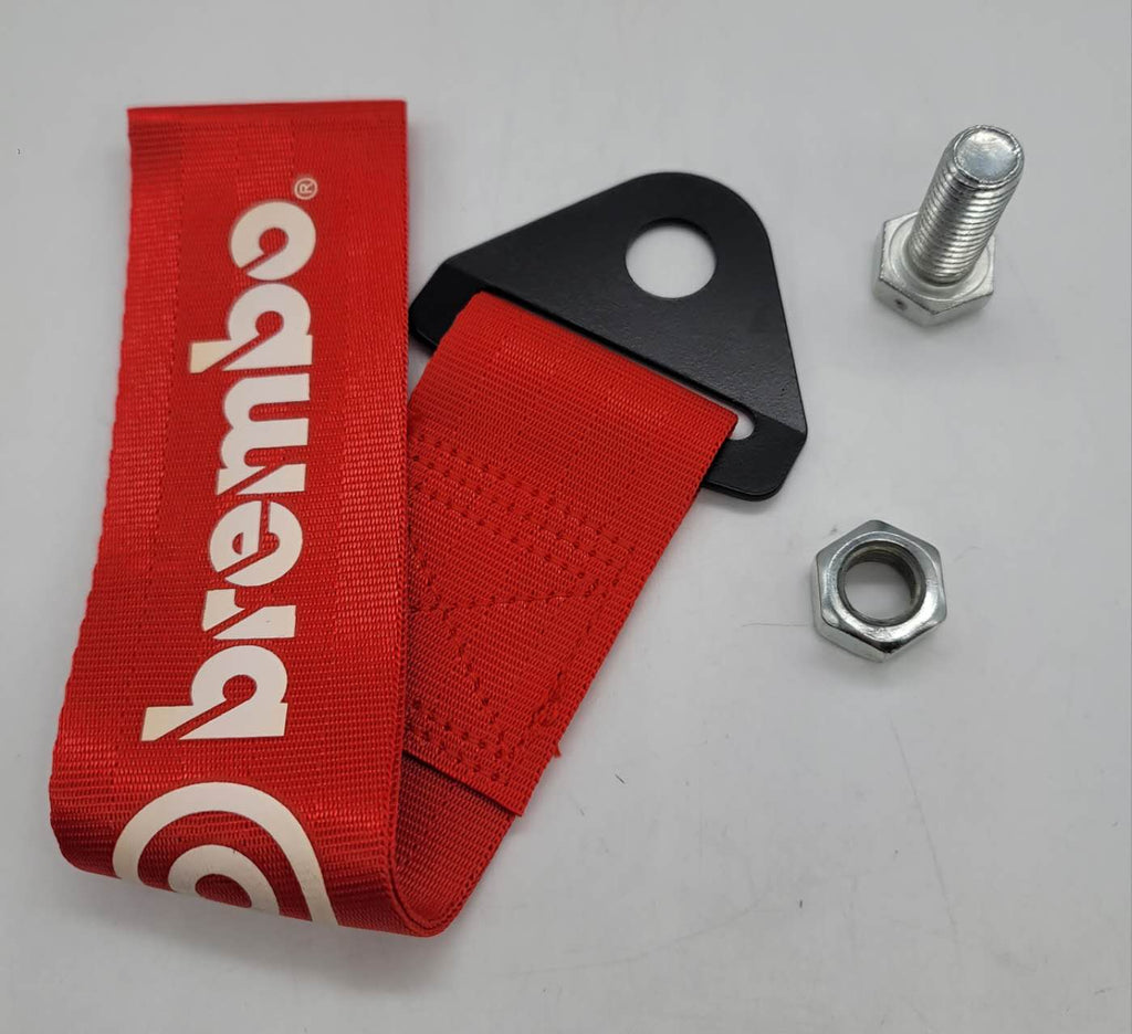 Brand New Brembo High Strength Red Tow Towing Strap Hook For Front / REAR BUMPER JDM