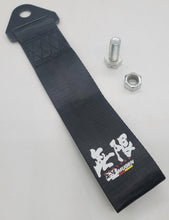 Load image into Gallery viewer, Brand New Mugen Race High Strength Black Tow Towing Strap Hook For Front / REAR BUMPER JDM