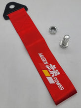 Load image into Gallery viewer, Brand New Mugen Power Race High Strength Red Tow Towing Strap Hook For Front / REAR BUMPER JDM