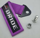 Brand New Bride High Strength Purple Tow Towing Strap Hook For Front / REAR BUMPER JDM