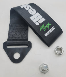 Brand New Illest Bride High Strength Black Tow Towing Strap Hook For Front / REAR BUMPER JDM