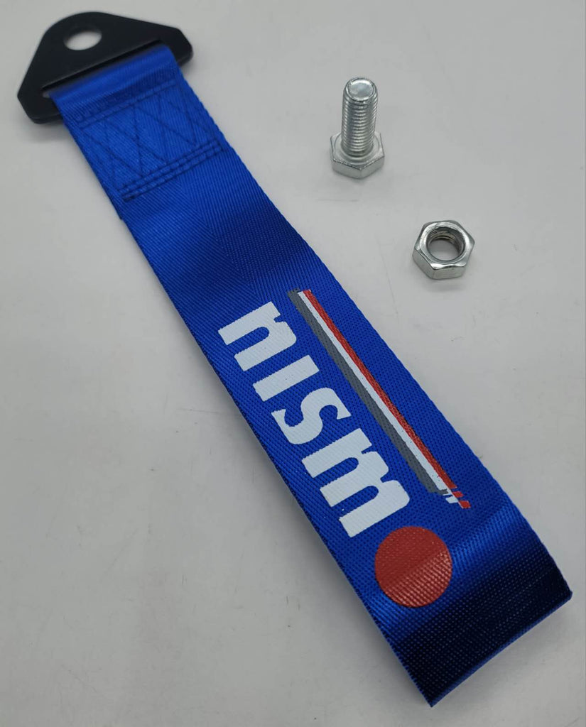 Brand New Nismo High Strength Blue Tow Towing Strap Hook For Front / REAR BUMPER JDM