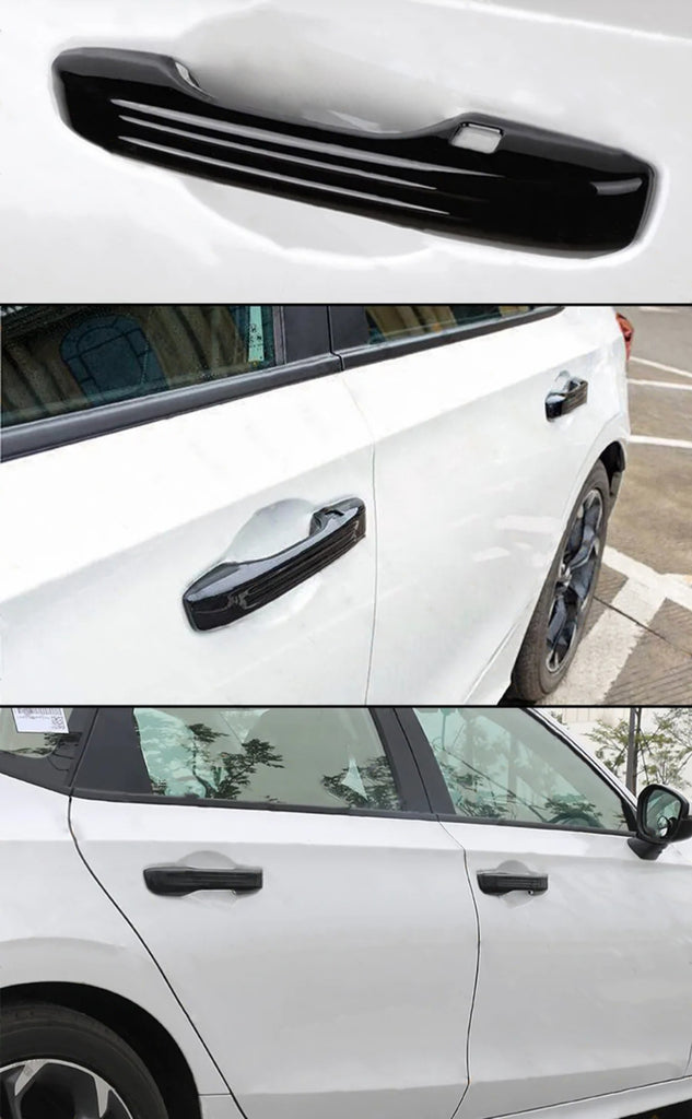 BRAND NEW 4PCS 2022-2023 Honda Civic Gloss Black Door Handle Cover Trim Overlay Cap Kit