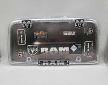 Load image into Gallery viewer, BRAND NEW Official Licensed Product Cruiser Accessories License Plate Frame RAM Logo Chrome (11135) License Pate Frame