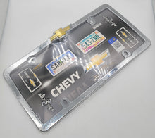 Load image into Gallery viewer, BRAND NEW Official Licensed Product Cruiser Accessories License Plate Frame Chevrolet Logo Chrome (10437) License Pate Frame