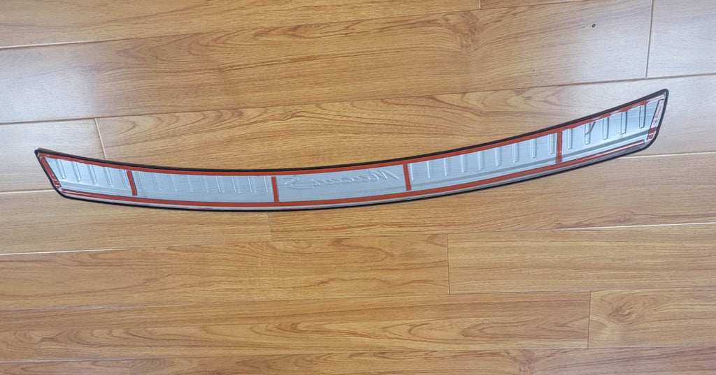 Brand New Porsche Macan S 2014-2023 Rear Door Plate Bumper Cover Sill Molding Trims Stainless Steel