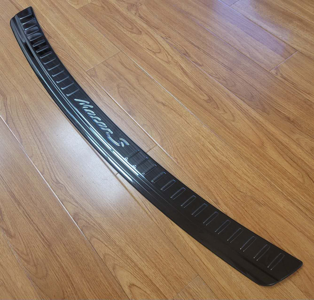 Brand New Porsche Macan S 2014-2023 Rear Door Plate Bumper Cover Sill Molding Trims Stainless Steel