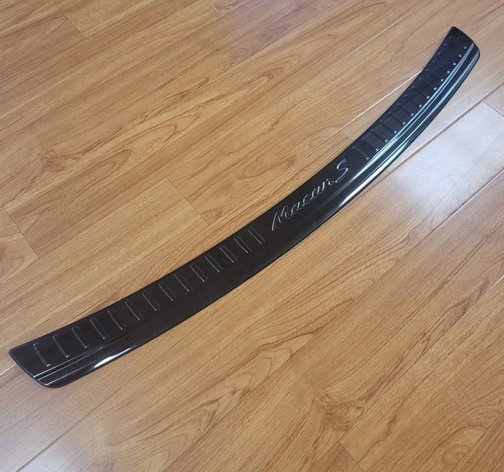 Brand New Porsche Macan S 2014-2023 Rear Door Plate Bumper Cover Sill Molding Trims Stainless Steel