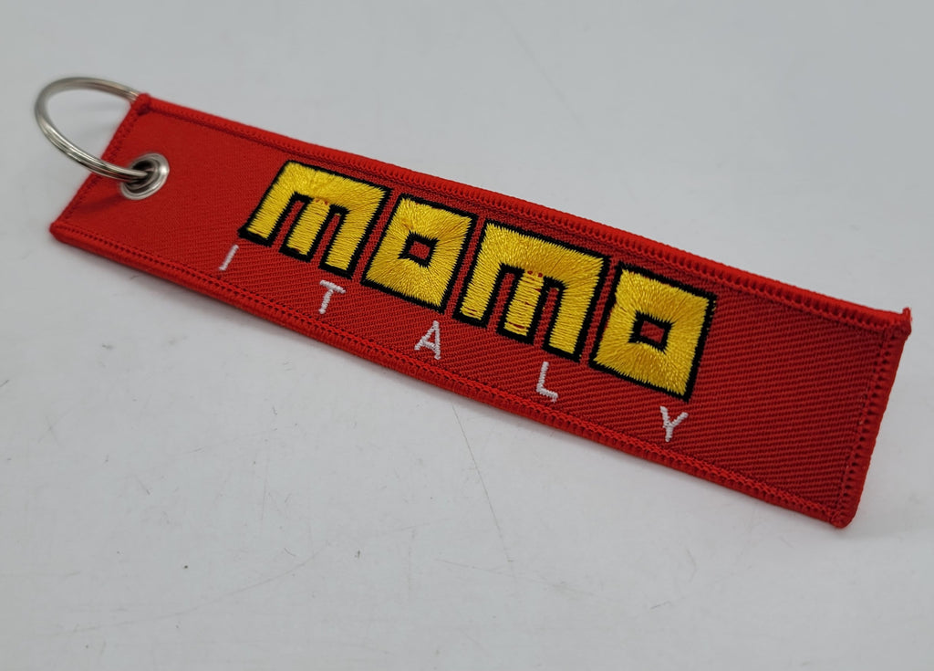 BRAND NEW JDM MOMO RED DOUBLE SIDE Racing Cell Holders Keychain Universal