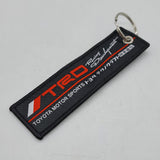BRAND NEW TRD Black DOUBLE SIDE Racing Cell Holders Keychain Universal