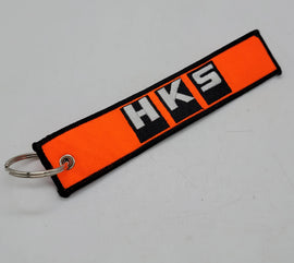BRAND NEW HKS DOUBLE SIDE Racing Cell Holders Keychain Universal